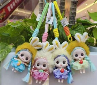 Baby keychain, 1 pack of 12 mixed colors   ITEM NO.： W048904
