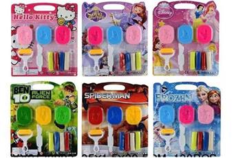 Colorful Mud (BEN10 Spider Man Ice and Snow KT Princess Sofia) Six Mixed Designs   ITEM NO.： W052151