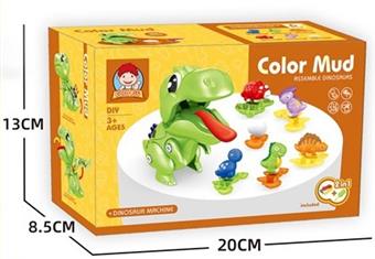 Tyrannosaurus rex clay machine with disassembly kit DIY   ITEM NO.： W053038