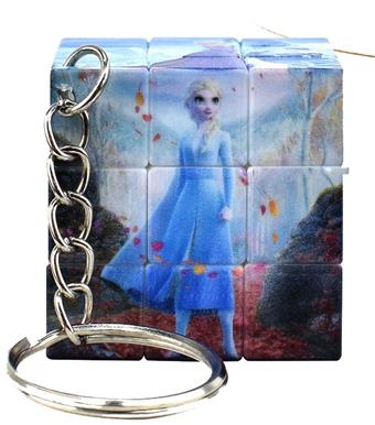 3.5CM Ice Princess Cube with Keychain   ITEM NO.： W048139