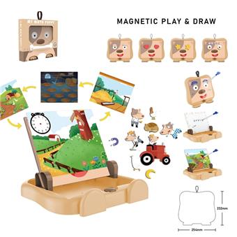 Puppy Math Scene Learning Box (Small)   ITEM NO.： W061602