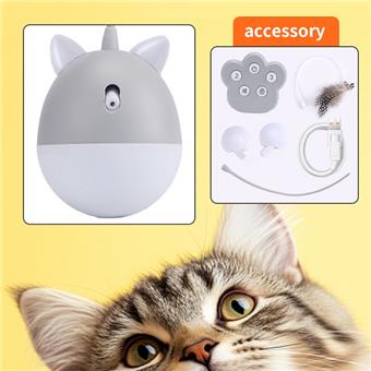 Pet toys, cat and dog toys, electric toys, infrared rotating eggs   ITEM NO.： W062230
