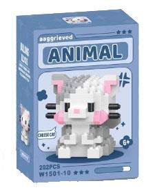 Injustice Qisi Cat 202PCS - Micro Particle Building Blocks Low Price Impulse Edition   ITEM NO.： W044603