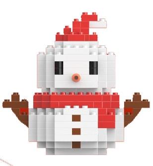 Snowman Red 194PCS (low-priced impulse version)   ITEM NO.： W044521