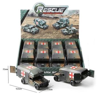 Inertial Hummer military vehicle (8 units per model)   ITEM NO.： W041764