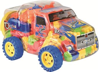 A large trailer with multiple colors mixed weighing 540 grams (approximately 120 pieces)   ITEM NO.： W045386