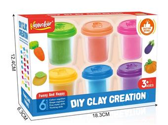 Add 6 bottles of colored clay   ITEM NO.： W054106