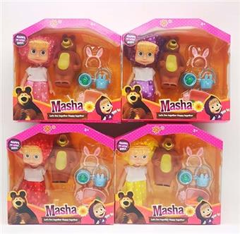 6-inch empty Martha doll+bear+accessories vacuum formed 4 mixed models   ITEM NO.： W062956