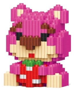 Sitting posture holding strawberry bear 213PCS (low-priced impulse version)   ITEM NO.： W044557