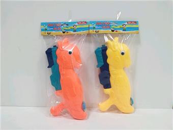 Pull type duck water gun (2-color mixed)   ITEM NO.： W067144