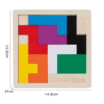 Wooden Puzzle of Russian Calendar   ITEM NO.： W049333