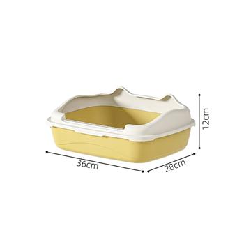 Pet supplies side opening cat litter box - medium size   ITEM NO.： W062197