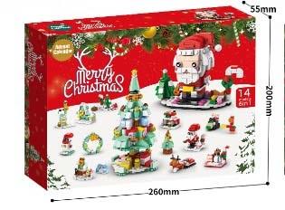Christmas blind box E (12 holes) 574PCS   ITEM NO.： W044981
