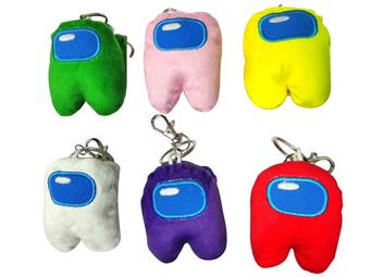 Doll Cloth Doll Cross border among us Cute Game Plush Toy Doll Keychain Space Werewolf Kill Cartoon Surrounding Alien Plush Pendant Hanging Plush Toy Doll   ITEM NO.： W048361