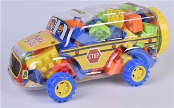 Colonel Car Puzzle Building Blocks   ITEM NO.： W045326
