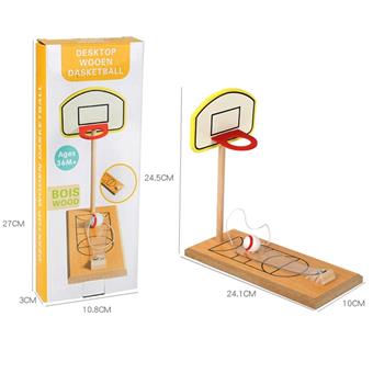 Wooden basketball board shooting tabletop game   ITEM NO.： W049379