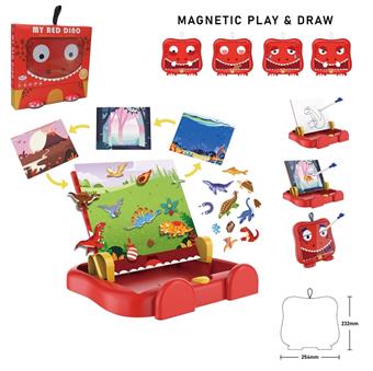 Dinosaur Scene Learning Box (Small)   ITEM NO.： W061597