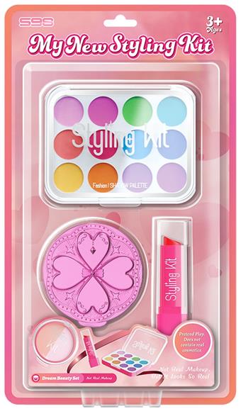 Girl playing house (non smudging, no liquid) in pink color set   ITEM NO.： W058044