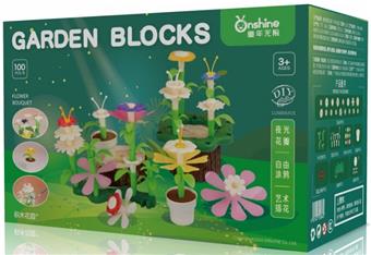 Building Blocks Garden DIY-100pcs (Night Light)   ITEM NO.： W043488