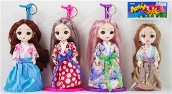 6-inch solid 13 joint kimono loli 3D real eye with keychain, multiple colors mixed. [Price negotiable for 3-joint keychain with empty body]   ITEM NO.： W048719