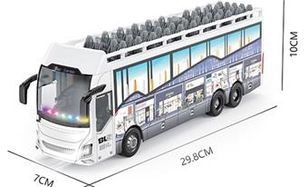 1: 24 2.4GHz 9-way remote control light and sound double-layer UV bus   ITEM NO.： W060765