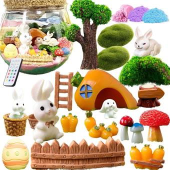 Easter Night Light (with remote control: LED beads battery: 2 CR2032, remote control battery: 1 CR2025)   ITEM NO.： W055784