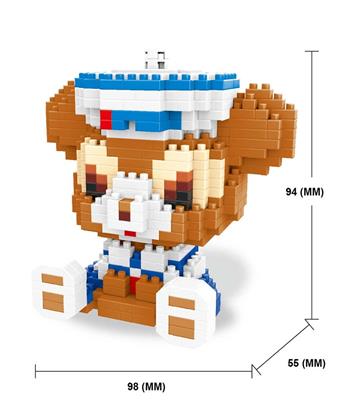 Disney Duffy Bear 478PCS   ITEM NO.： W046104
