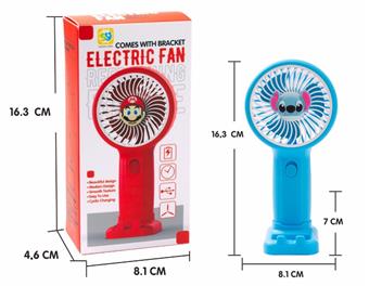 Stitch portable fan with base   ITEM NO.： W042088