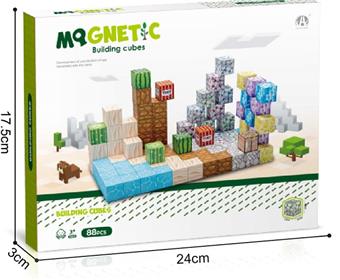 Desert Rock Theme 2CM Magnetic Block 88P   ITEM NO.： W046768