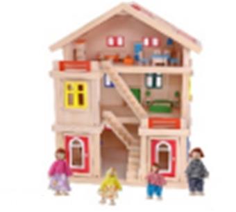 Wooden dollhouse   ITEM NO.： W044307