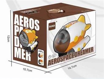 Electric universal aircraft space dreamer (lighting, music projection)   ITEM NO.： W054441