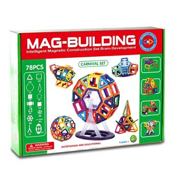 78 children's puzzle magnetic building blocks   ITEM NO.： W043598