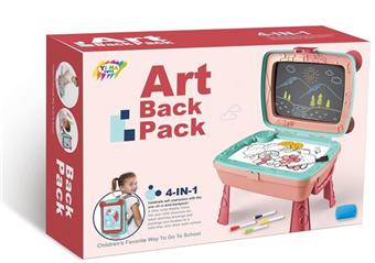 Four in one multifunctional backpack drawing board (for girls)   ITEM NO.： W061200