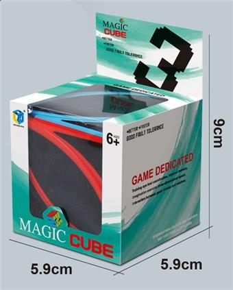 Maple Leaf Carbon Fiber Rubik's Cube Puzzle Cube Stress Relief and Release Puzzle Toy Finger Game   ITEM NO.： W042815
