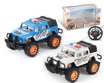 2-way remote control Hummer off-road police car   ITEM NO.： W060513