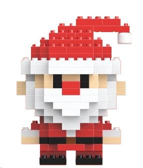 Building blocks Santa Claus 174PCS   ITEM NO.： W044798