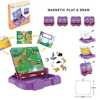 Zoo scene letter learning box (small)   ITEM NO.： W061609