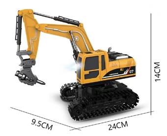 1: 22 Six way remote control lighting engineering soil drilling machine   ITEM NO.： W060742