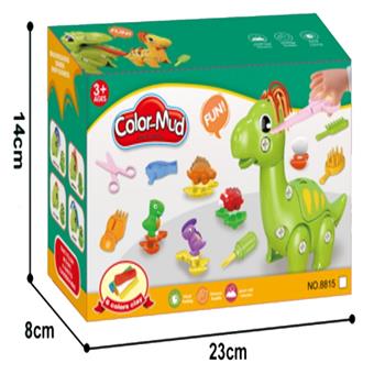Hair cutting wrist dragon colored clay set   ITEM NO.： W052887