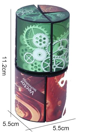 Large cylindrical Rubik's Cube   ITEM NO.： W042637
