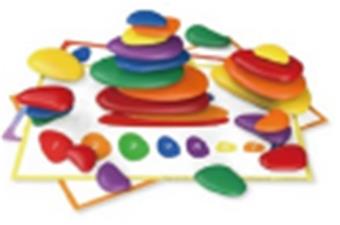 Rainbow Stacked Stones   ITEM NO.： W044261