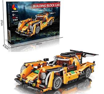 AB Original Package DIY Puzzle Assembly Building Blocks Particle New Technology Power Vehicle (483PCS)   ITEM NO.： W046327