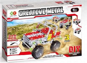 346pcs metal assembled toys   ITEM NO.： W042478