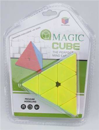 Third order solid color pyramid Rubik's Cube   ITEM NO.： W042858