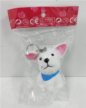 OPP bag vinyl puppy keychain pendant   ITEM NO.： W049223