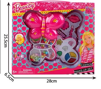 Fashion Barbie Butterfly Triple Layer Beads+Cosmetics   ITEM NO.： W058093