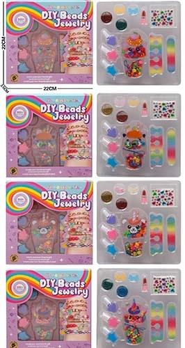 Ice cream cup candy bead makeup set (four mixed styles)   ITEM NO.： W058953