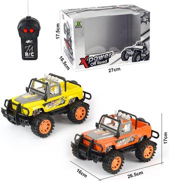 2-way remote control Land Rover off-road open top racing car   ITEM NO.： W060524