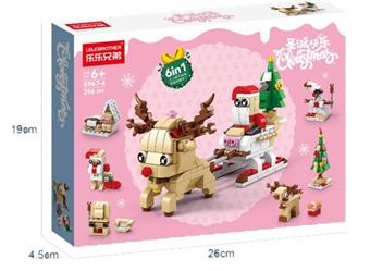 296PCS Christmas reindeer building blocks   ITEM NO.： W044409