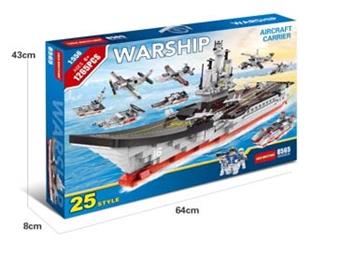 Aircraft Carrier Liaoning 1:556 (1265pcs)   ITEM NO.： W046274